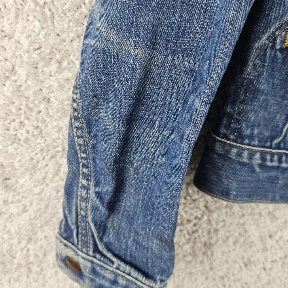 Vintage 70s Maverick Blue Bell Denim Jean Jacket Size 38 ( S/M ) Made in USA